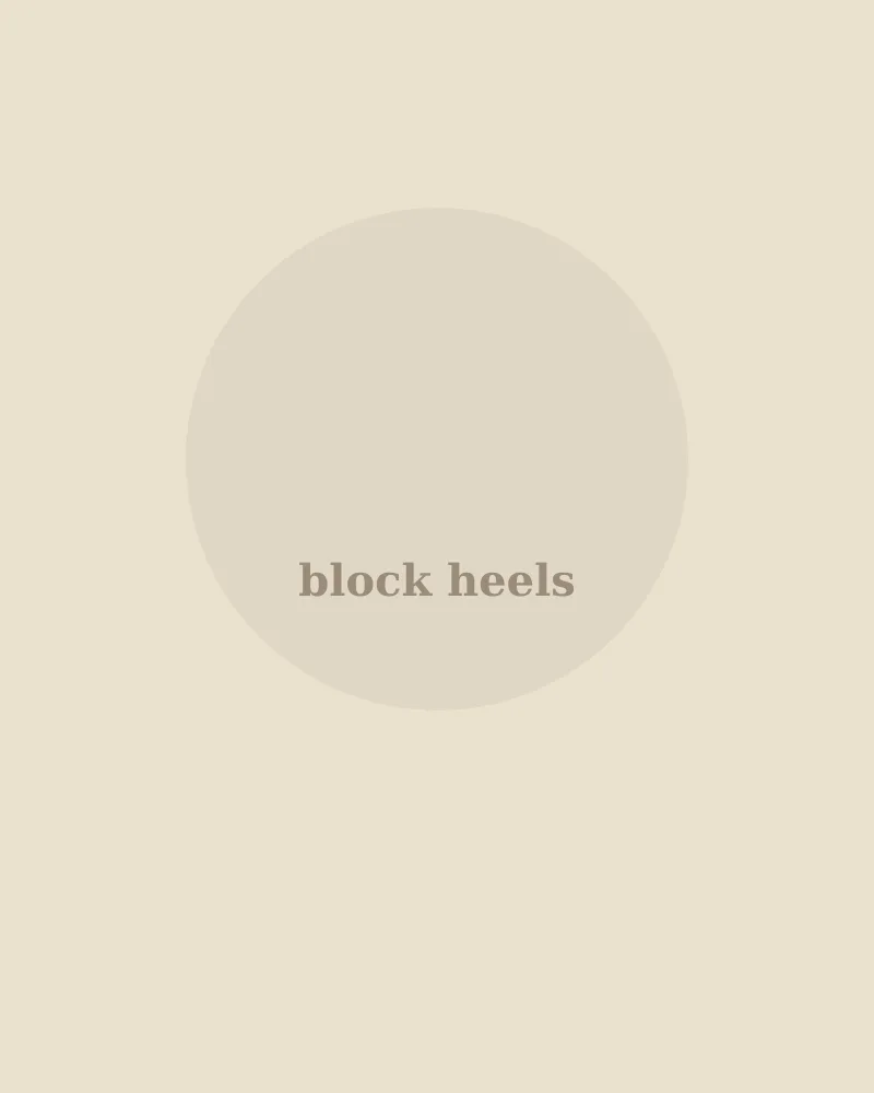 Women's block heels