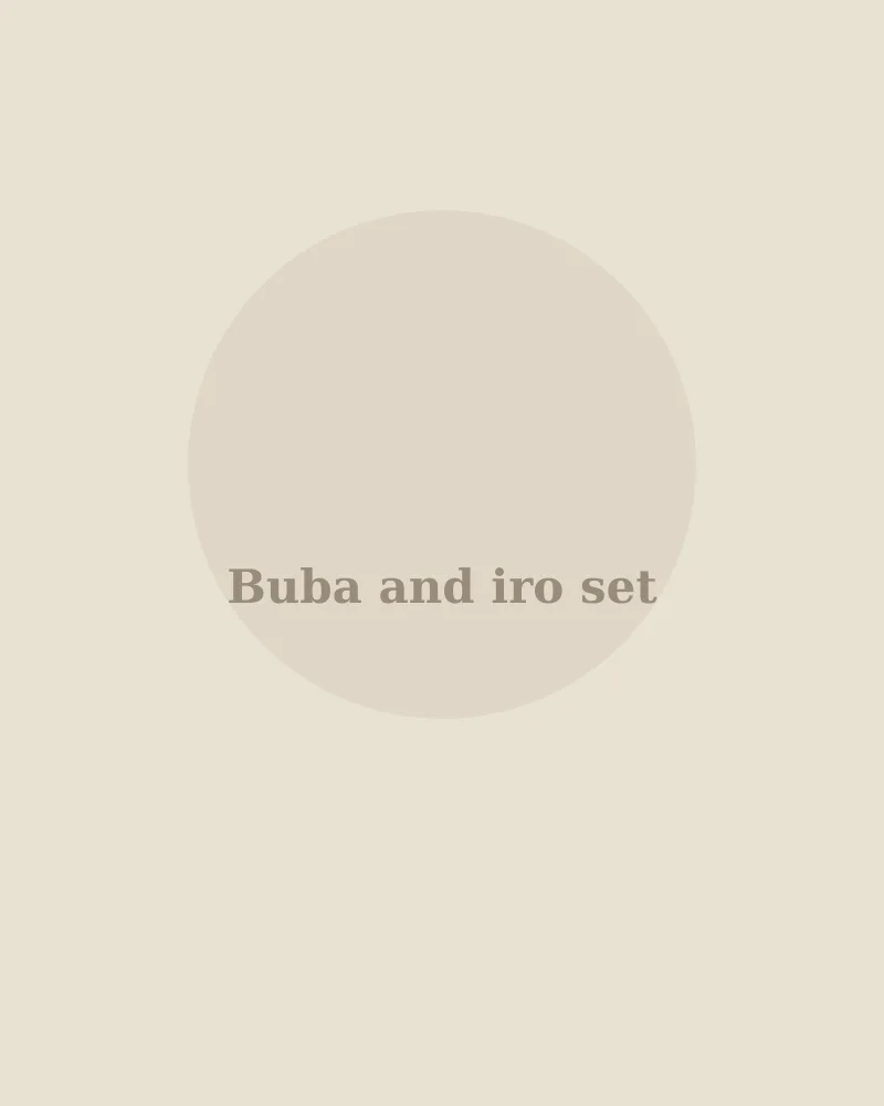 Buba and iro set