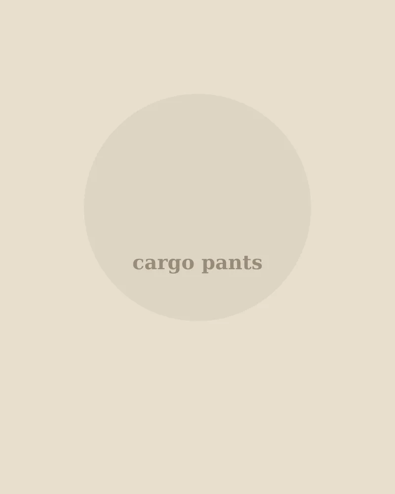 Unisex cargo pants