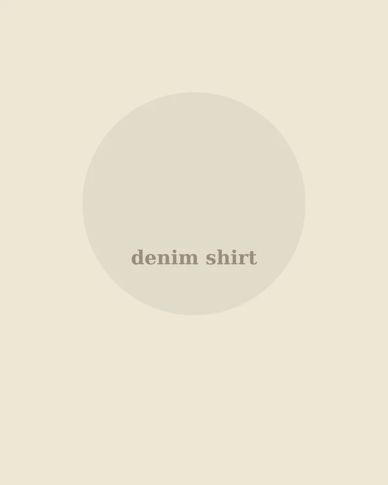 Men's denim shirt