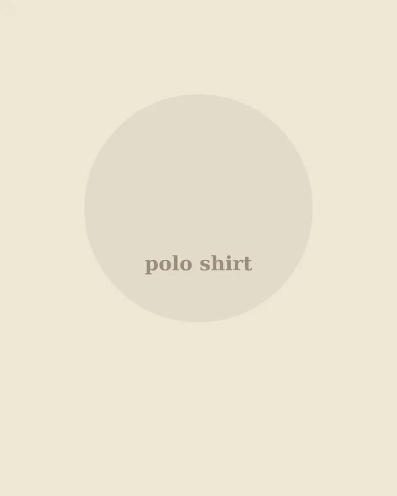 Men's polo shirt