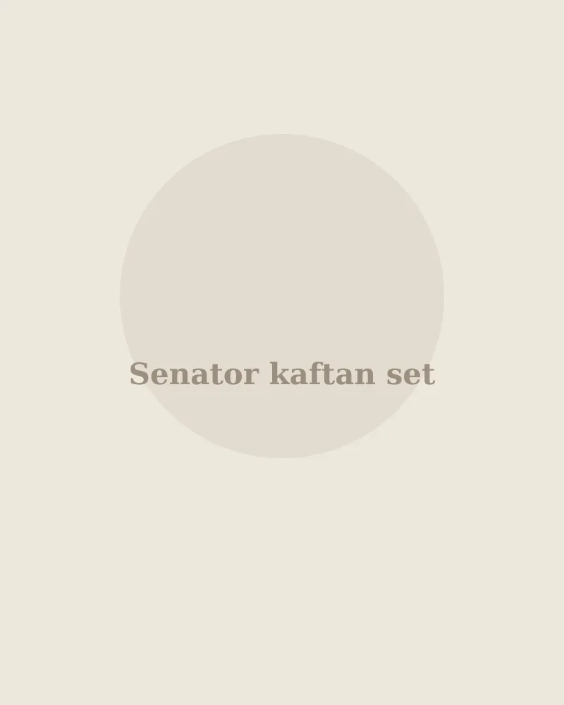 Senator kaftan set