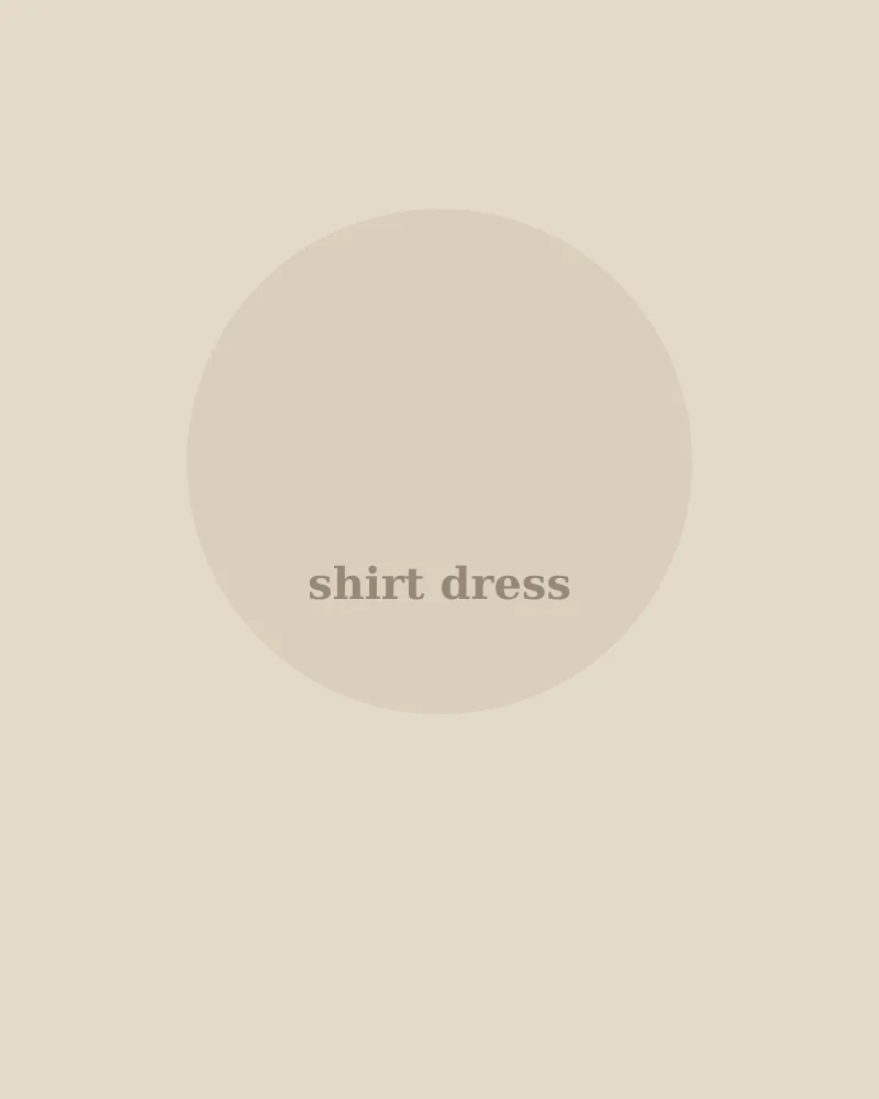Women's shirt dress