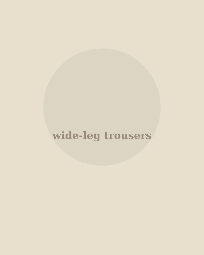 Women's wide-leg trousers