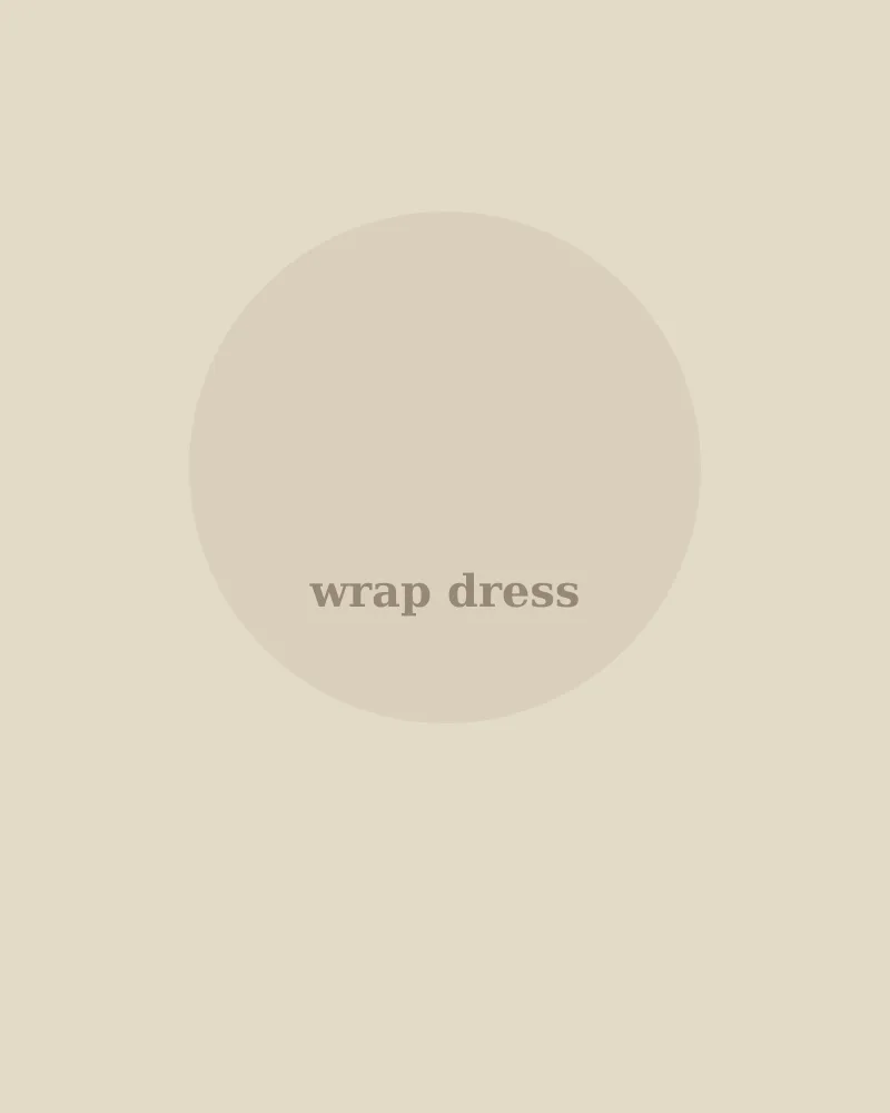 Women's wrap dress